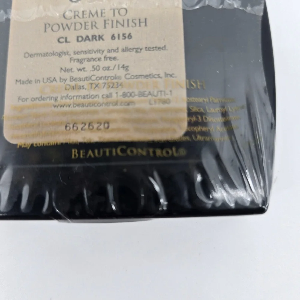 BeautiControl Creme to Powder Finish Foundation CL Dark‎ 6156 0.5oz New